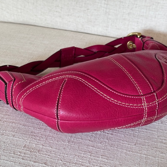 Coach Vintage Soho Dylan Y2K Pink Leather Shoulder Bag - Picture 9 of 12